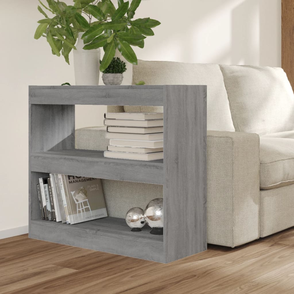 Libreria/Divisorio Grigio Sonoma 80x30x72 cm | homemem39
