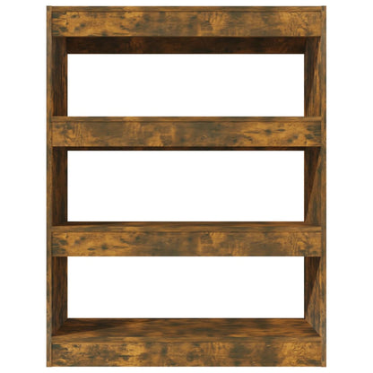 Libreria/Divisorio Rovere Fumo 80x30x103 cm Legno Multistrato | homemem39