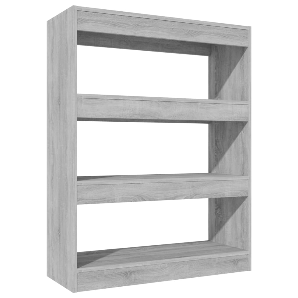 Libreria/Divisorio Grigio Sonoma 80x30x103 cm Legno Multistrato | homemem39