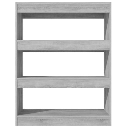 Libreria/Divisorio Grigio Sonoma 80x30x103 cm Legno Multistrato | homemem39