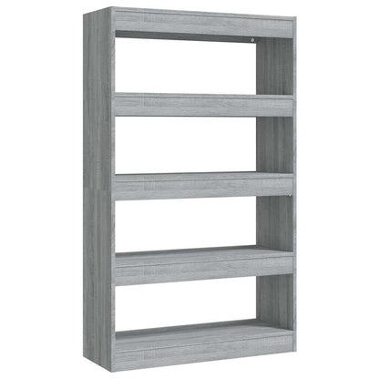 Libreria/Divisorio Grigio Sonoma 80x30x135 cm in Truciolato