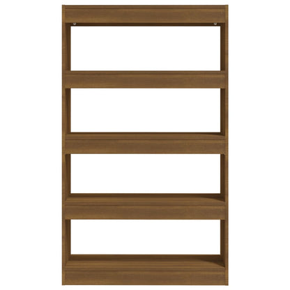 Libreria/Divisorio Rovere Marrone 80x30x135 cm in Truciolato | homemem39
