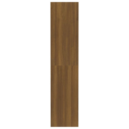 Libreria/Divisorio Rovere Marrone 80x30x135 cm in Truciolato | homemem39