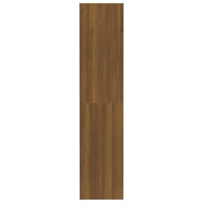 Libreria/Divisorio Rovere Marrone 80x30x135 cm in Truciolato