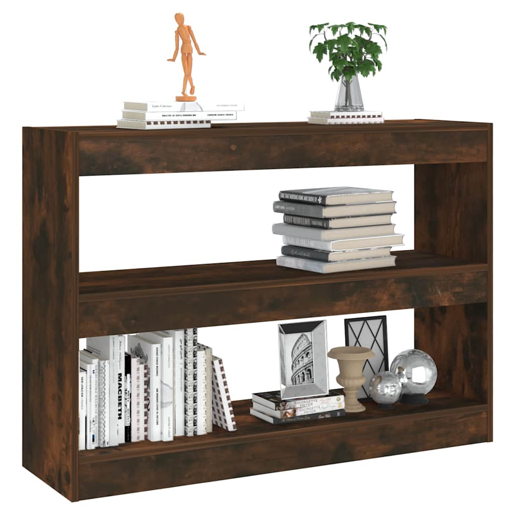 Libreria/Divisorio Rovere Fumo 100x30x72 cm | homemem39