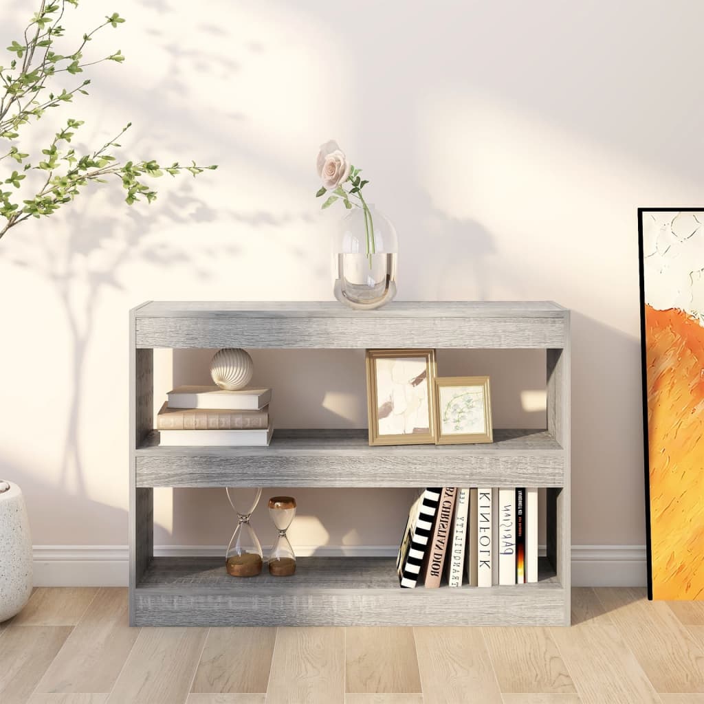 Libreria/Divisorio Grigio Sonoma 100x30x72 cm | homemem39