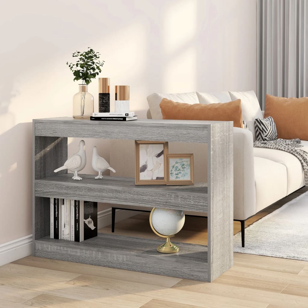 Libreria/Divisorio Grigio Sonoma 100x30x72 cm | homemem39