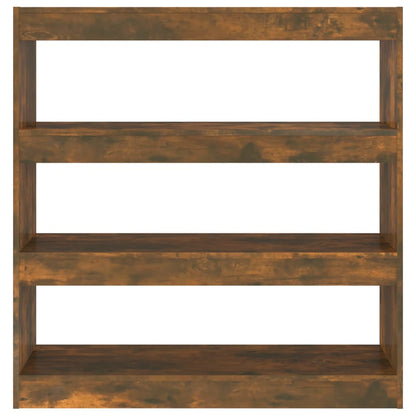 Libreria/Divisorio Rovere Fumo 100x30x103 cm | homemem39