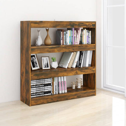 Libreria/Divisorio Rovere Fumo 100x30x103 cm | homemem39