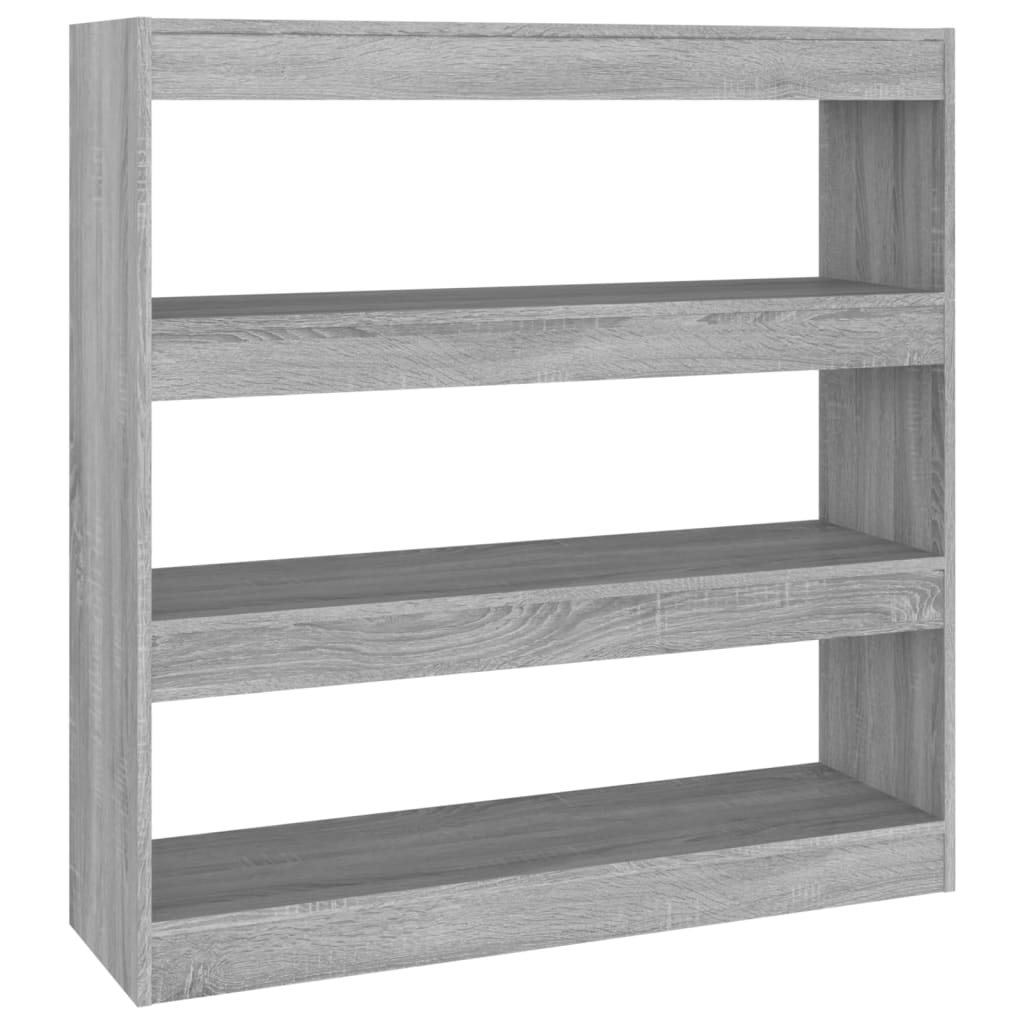 Libreria/Divisorio Grigio Sonoma 100x30x103 cm | homemem39