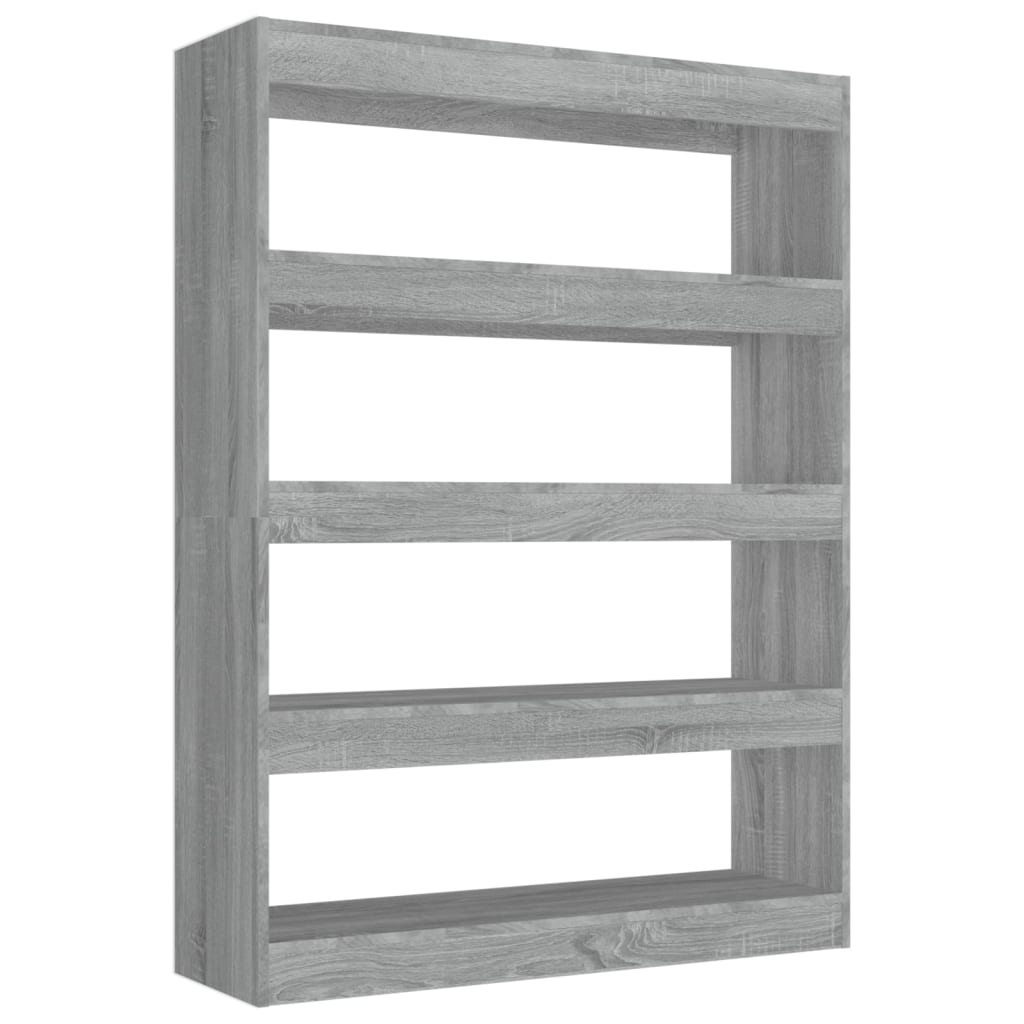 Libreria/Divisorio Grigio Sonoma 100x30x135 cm | homemem39