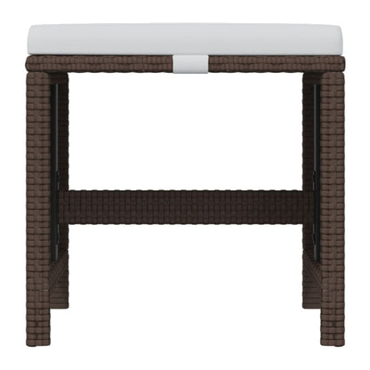 Set da Pranzo per Giardino 21pz con Cuscini in Polyrattan Beige | homemem39