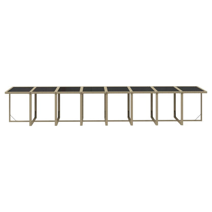 Set da Pranzo per Giardino 21pz con Cuscini in Polyrattan Beige | homemem39