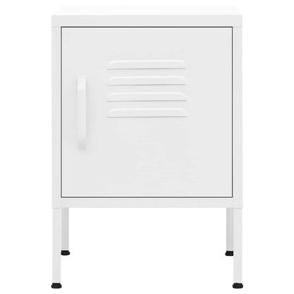 Comodini 2 pz Bianchi 35x35x51 cm in Acciaio