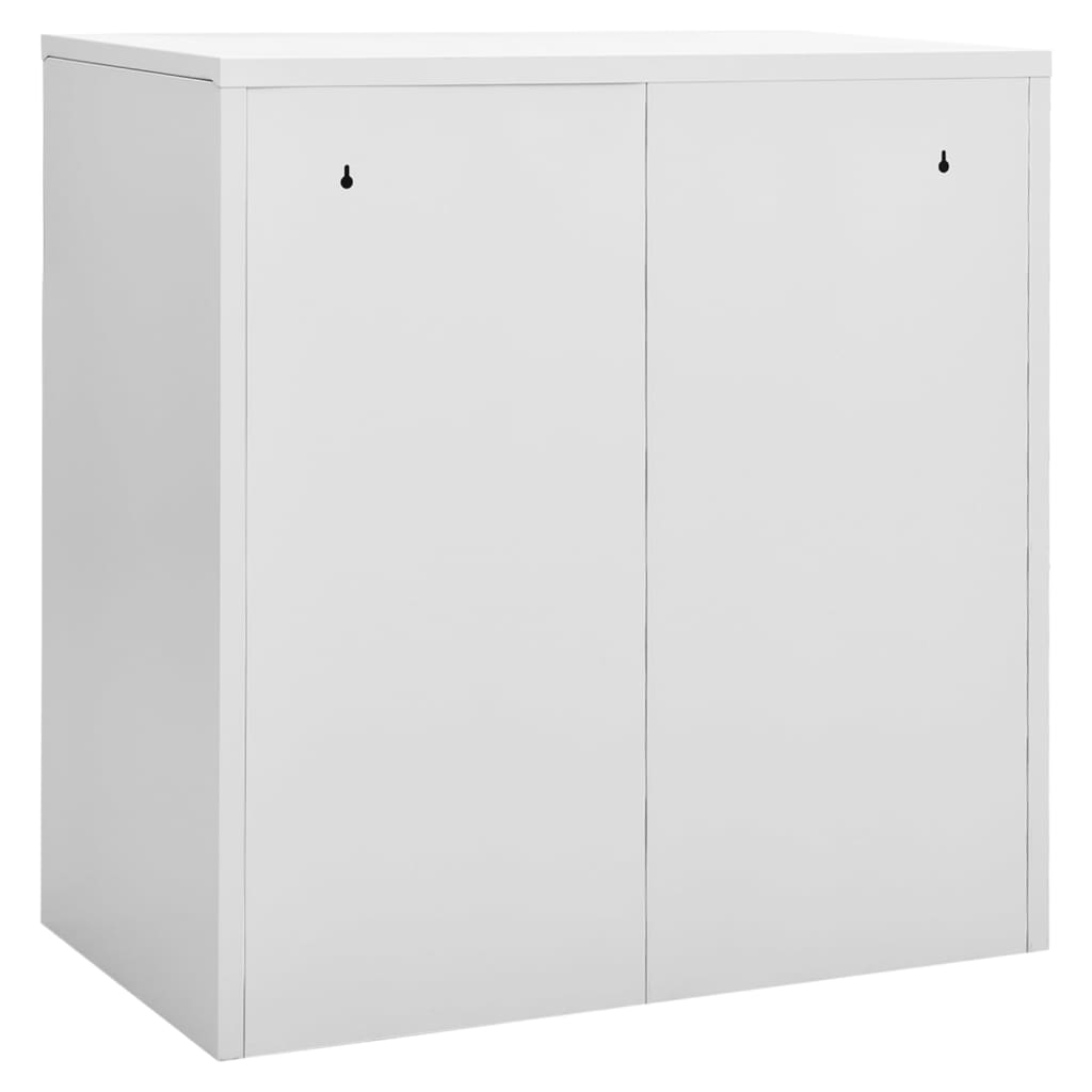 Armadietti e Chiavi 5pz Grigio Chiaro Blu 90x45x92,5cm Acciaio | homemem39