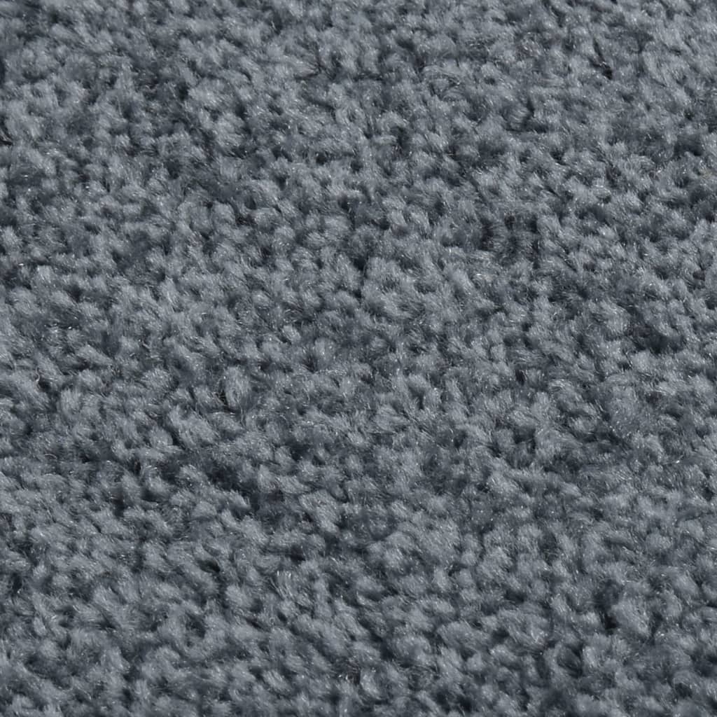 Short Pile Rug 140x200 cm Anthracite