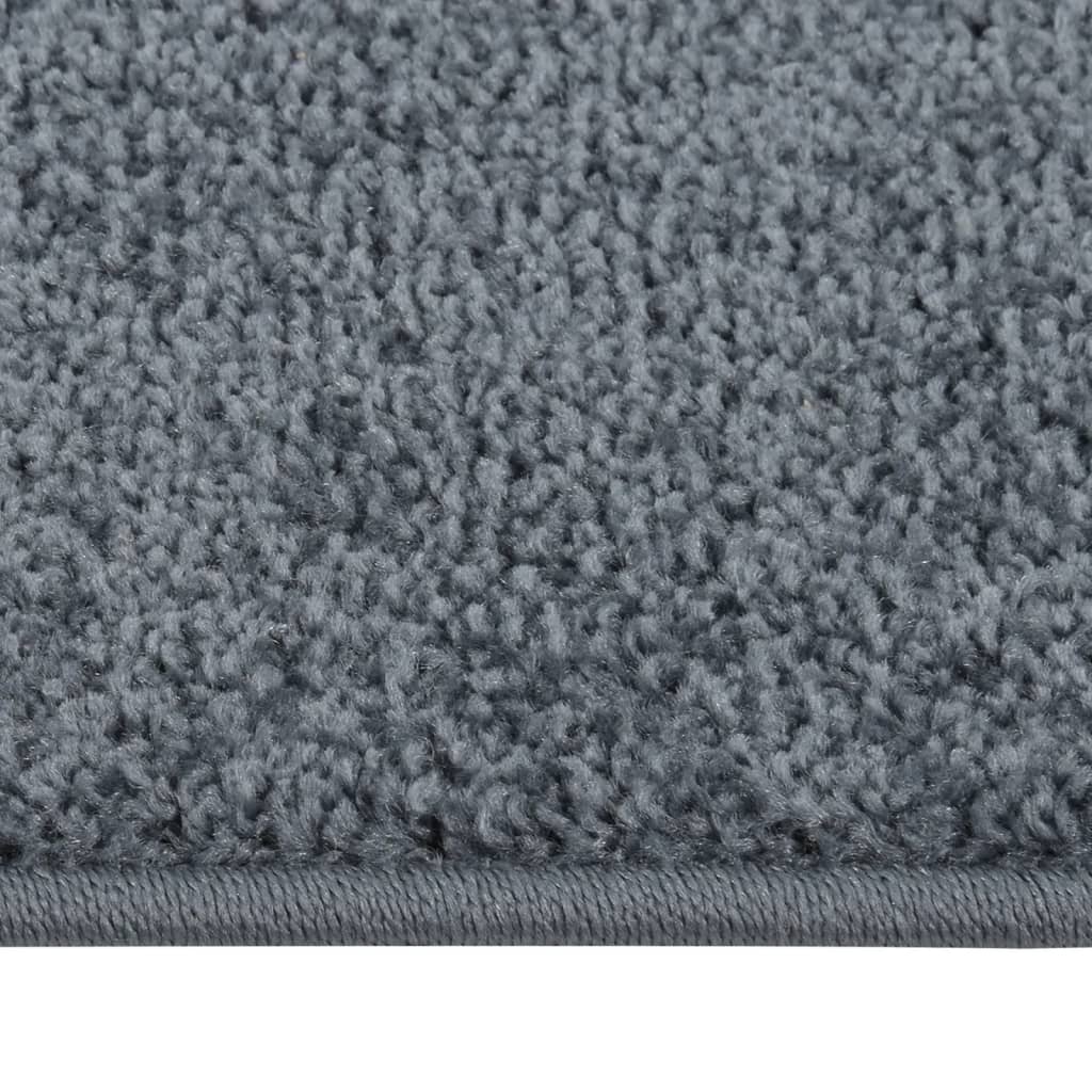 Short Pile Rug 140x200 cm Anthracite
