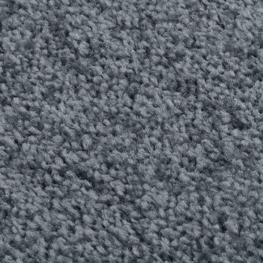 Tappeto a Pelo Corto 160x230 cm Antracite - homemem39