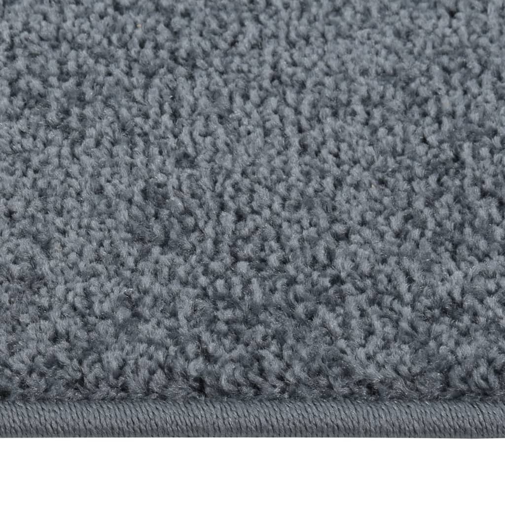 Tappeto a Pelo Corto 160x230 cm Antracite - homemem39