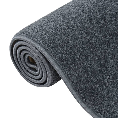 Tappeto a Pelo Corto 160x230 cm Antracite - homemem39