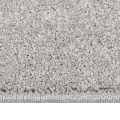 Tappeto a Pelo Corto 80x150 cm Grigio Chiaro - homemem39