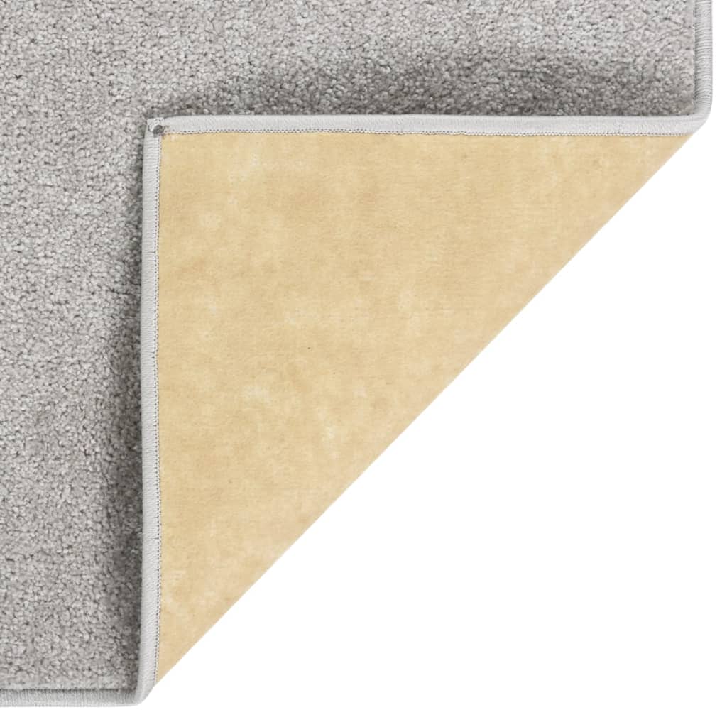 Tappeto a Pelo Corto 80x150 cm Grigio Chiaro - homemem39