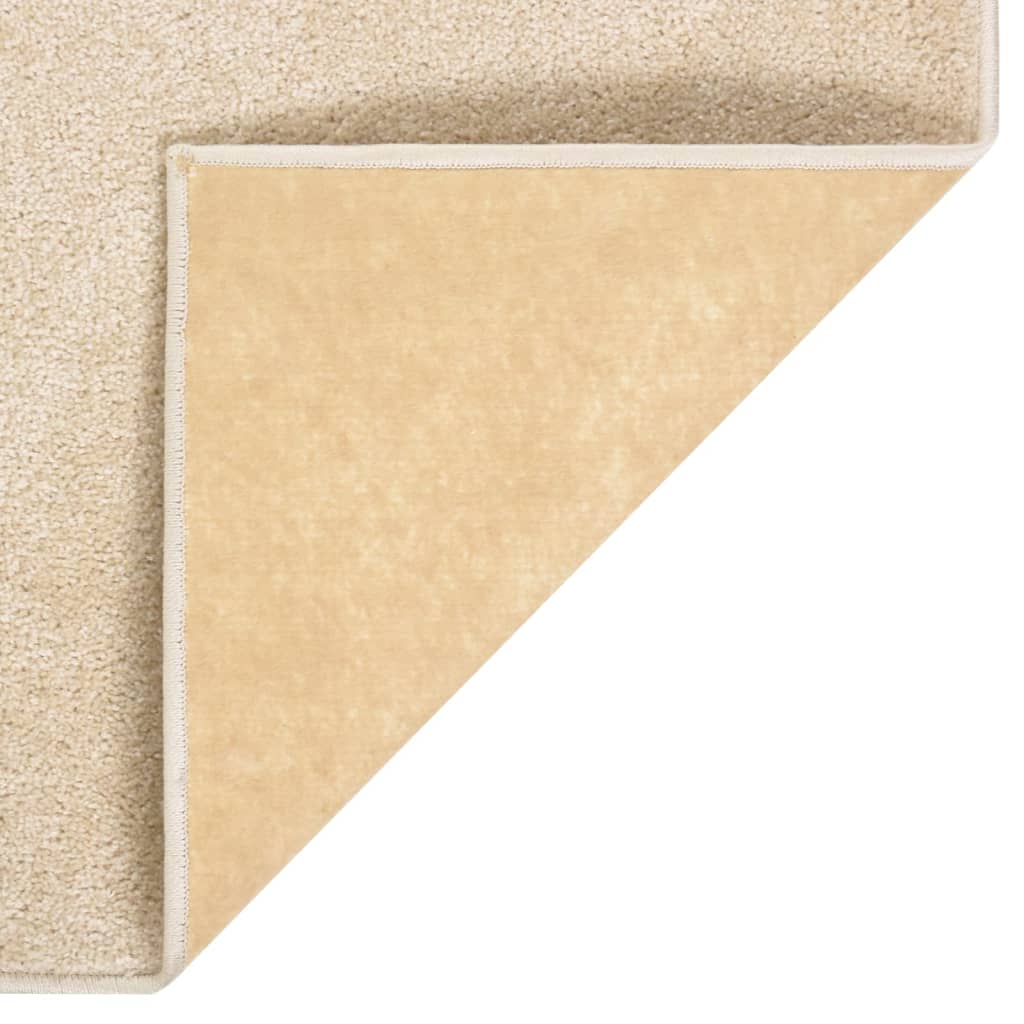 Tappeto a Pelo Corto 160x230 cm Beige - homemem39