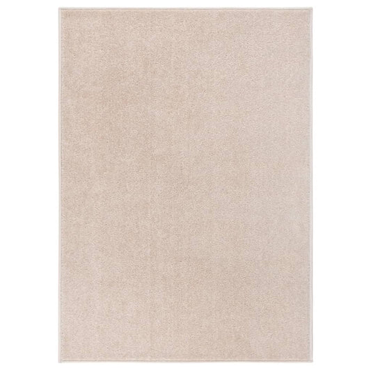 Tappeto a Pelo Corto 120x170 cm Beige Scuro