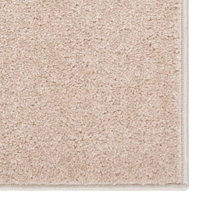 Tappeto a Pelo Corto 140x200 cm Beige Scuro - homemem39