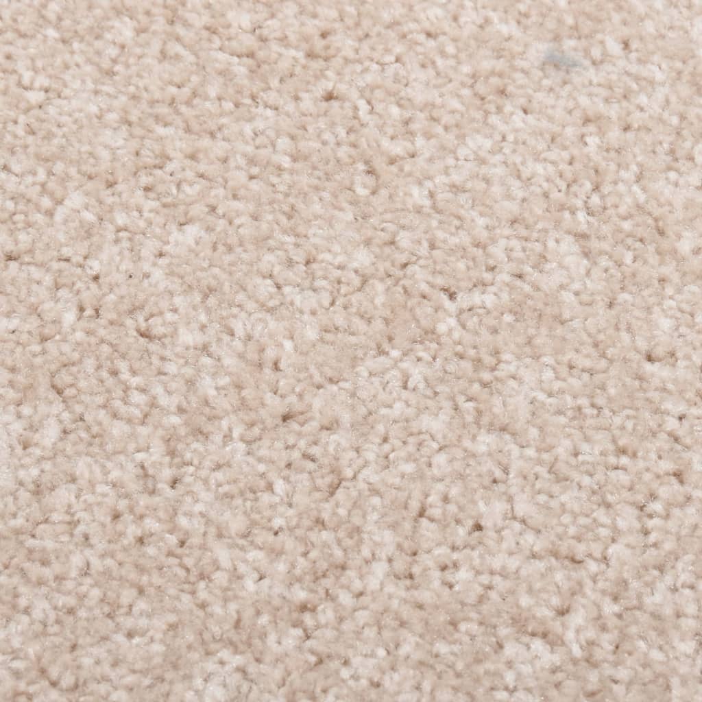 Tappeto a Pelo Corto 140x200 cm Beige Scuro - homemem39