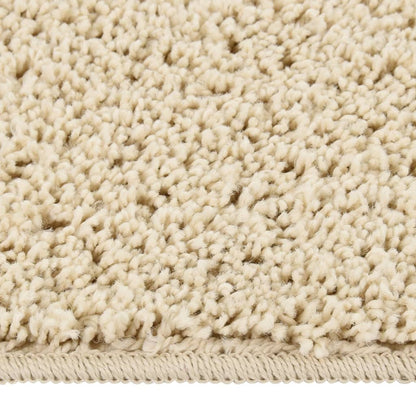 Tappeto Shaggy Crema 140x200 cm Antiscivolo - homemem39