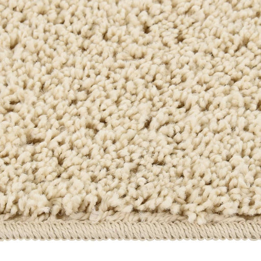 Tappeto Shaggy Crema 140x200 cm Antiscivolo - homemem39