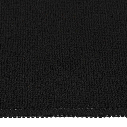 Tappetini per Scale 15 pz 60x25cm Neri Antiscivolo Rettangolari | homemem39