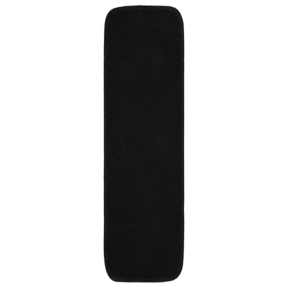 Tappetini per Scale Antiscivolo 15 pz 75x20cm Neri Rettangolari | homemem39