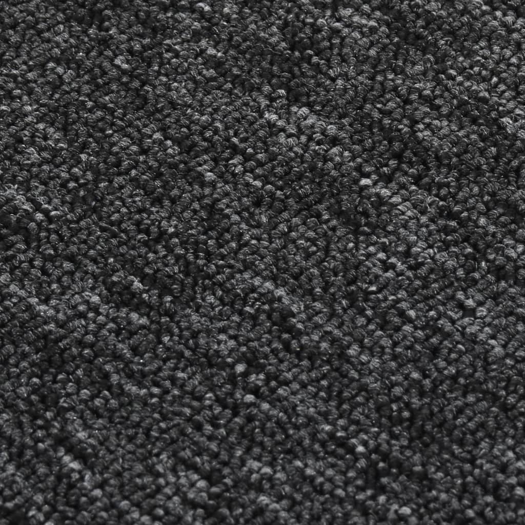 Tappetini per Scale 15 pz 60x25 cm Antracite Rettangolari | homemem39