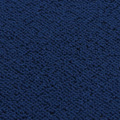 Tappetini per Scale 15 pz 75x20 cm Blu Antiscivolo Rettangolari | homemem39