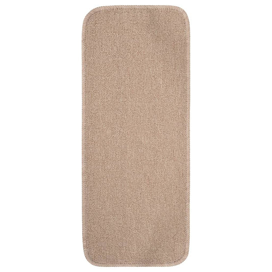 Tappetini Scale 15 pz 60x25 cm Beige Antiscivolo Rettangolari | homemem39