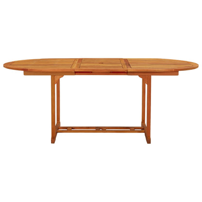 Tavolo da Giardino 200x100x75 cm in Legno Massello di Eucalipto | homemem39