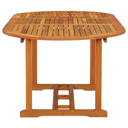 Tavolo da Giardino 200x100x75 cm in Legno Massello di Eucalipto - homemem39