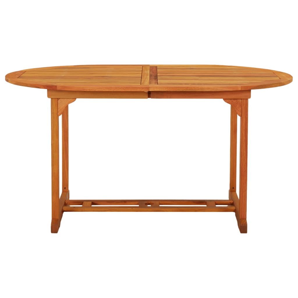 Tavolo da Giardino 200x100x75 cm in Legno Massello di Eucalipto | homemem39