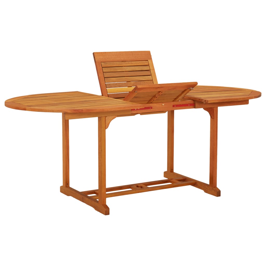 Tavolo da Giardino 200x100x75 cm in Legno Massello di Eucalipto | homemem39