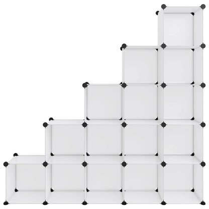 Organizzatore Portaoggetti con 15 Cubi Trasparenti in PP - homemem39