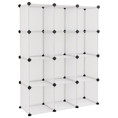 Organizzatore Portaoggetti con 12 Cubi Trasparenti in PP - homemem39