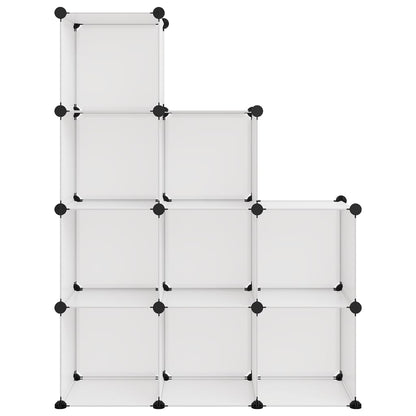 Organizzatore Portaoggetti con 9 Cubi Trasparenti in PP - homemem39