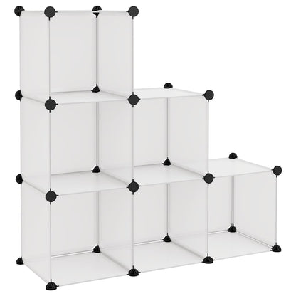 Organizzatore Portaoggetti con 6 Cubi Trasparenti in PP - homemem39