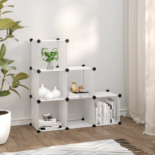 Organizzatore Portaoggetti con 6 Cubi Trasparenti in PP - homemem39