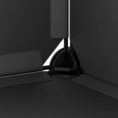 Scarpiera Nera 84,5x31x93,5 cm in PP - homemem39