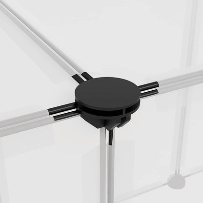 Gabbia per Piccoli Animali Trasparente 143x107x93 cm PP Acciaio - homemem39