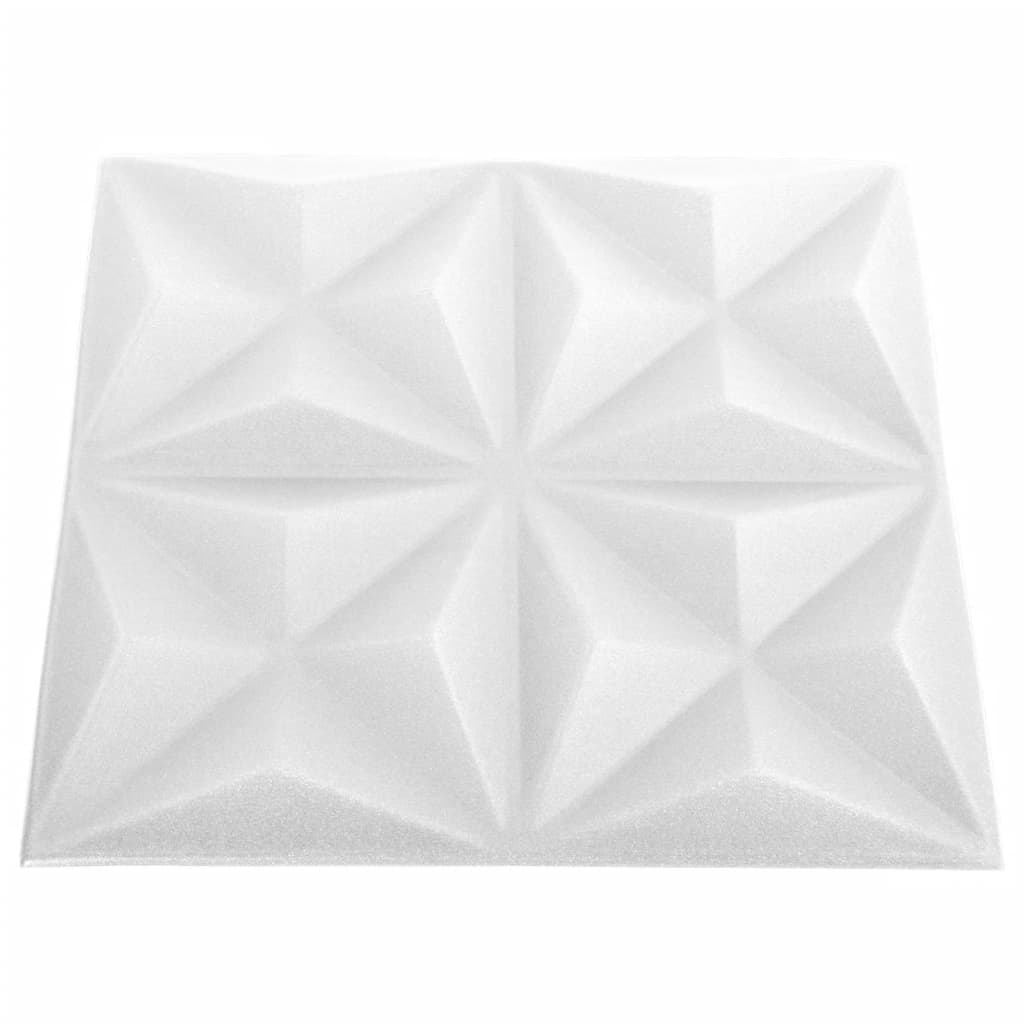 Pannelli Murali 3D 24 pz 50x50 cm Bianchi Origami 6 m² - homemem39