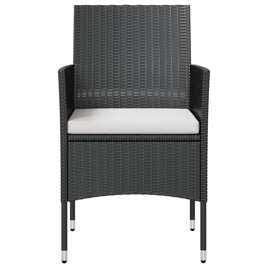 Set Divani da Giardino 16 pz con Cuscini in Polyrattan Nero - homemem39